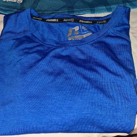 2 Russell Athletic Electric Blue Short Sleeve Tee - Picture 5 of 8